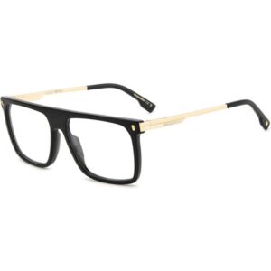 Occhiali vista  Dsquared2 D2 0122 cod. colore 2m2 Uomo Squadrata Nero/oro