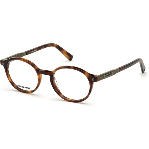 Occhiali vista  Dsquared2 Dq5298 cod. colore 052 Unisex Rotonda Havana