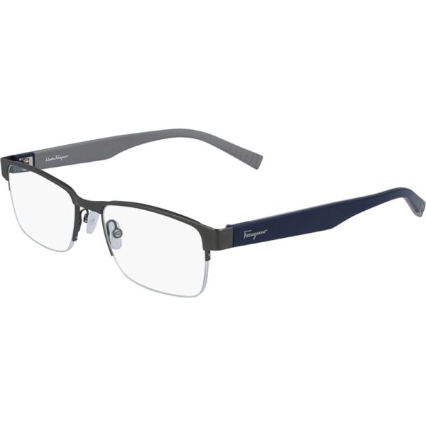 Occhiali vista  Ferragamo Sf2186 cod. colore 071 Uomo Squadrata Grigio