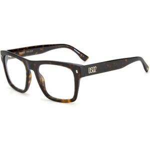 Occhiali vista  Dsquared2 D2 0037 cod. colore 086 Uomo Squadrata Havana