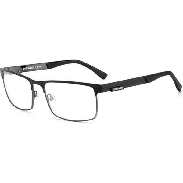 Occhiali vista  Dsquared2 D2 0006 cod. colore rzz Uomo Squadrata Nero