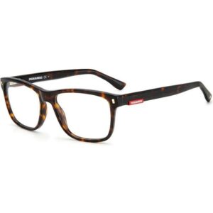 Occhiali vista  Dsquared2 D2 0007 cod. colore 086 Uomo Squadrata Havana