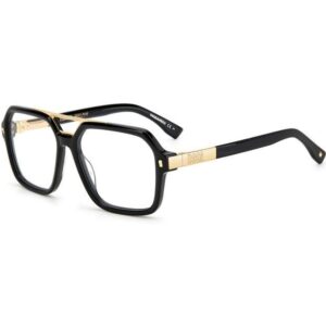 Occhiali vista  Dsquared2 D2 0035 cod. colore 2m2 Uomo Squadrata Nero