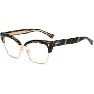 Occhiali vista  Dsquared2 D2 0024 cod. colore ucn Donna Cat eye Marrone