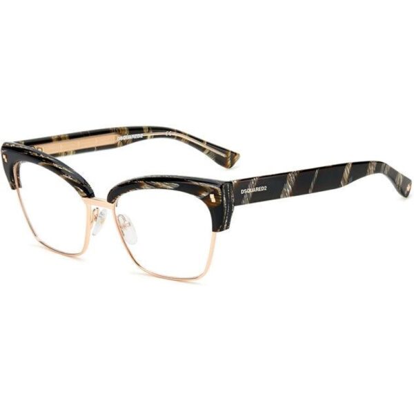 Occhiali vista  Dsquared2 D2 0024 cod. colore ucn Donna Cat eye Marrone