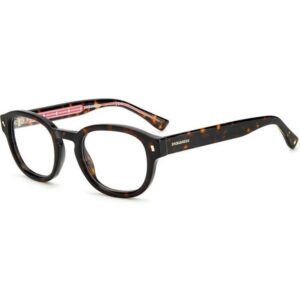 Occhiali vista  Dsquared2 D2 0023 cod. colore 086 Uomo Rotonda Havana