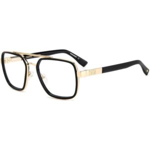 Occhiali vista  Dsquared2 D2 0064 cod. colore rhl Uomo Squadrata Oro / nero