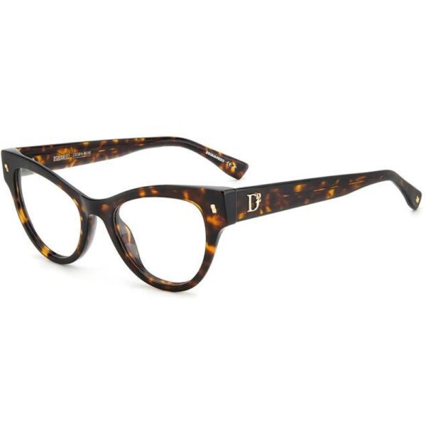 Occhiali vista  Dsquared2 D2 0070 cod. colore 086 Donna Cat eye Havana