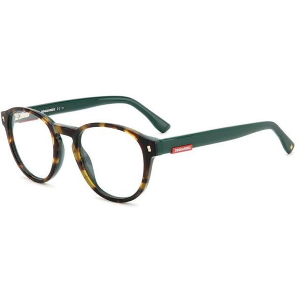 Occhiali vista  Dsquared2 D2 0049 cod. colore phw Uomo Rotonda Havana/verde