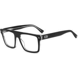 Occhiali vista  Dsquared2 Icon 0012 cod. colore 7c5 Uomo Squadrata Nero