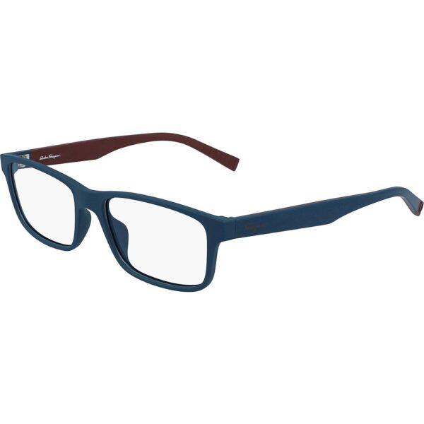 Occhiali vista  Ferragamo Sf2848 cod. colore 417 Uomo Squadrata Blu