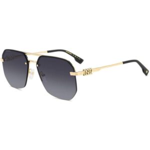 Occhiali da sole  Dsquared2 D2 0103/s cod. colore rhl/9o Uomo Geometrica Oro