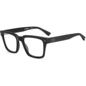 Occhiali vista  Dsquared2 Icon 0013 cod. colore 003 Uomo Squadrata Nero-opaco