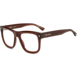 Occhiali vista  Dsquared2 D2 0114 cod. colore 09q Uomo Squadrata Marrone