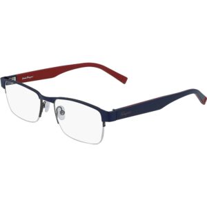 Occhiali vista  Ferragamo Sf2186 cod. colore 427 Uomo Squadrata Blu