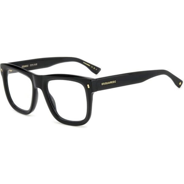 Occhiali vista  Dsquared2 D2 0114 cod. colore 807 Uomo Squadrata Nero