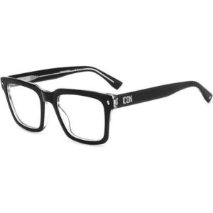 Occhiali vista  Dsquared2 Icon 0013 cod. colore 7c5 Uomo Squadrata Cristallo/nero