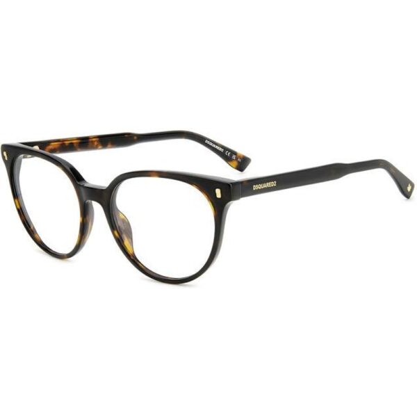 Occhiali vista  Dsquared2 D2 0082 cod. colore 086 Donna Cat eye Havana