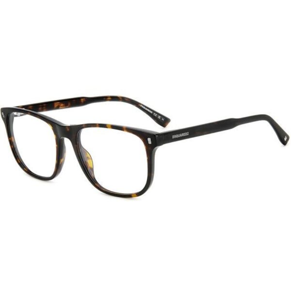 Occhiali vista  Dsquared2 D2 0079 cod. colore 086 Uomo Squadrata Havana