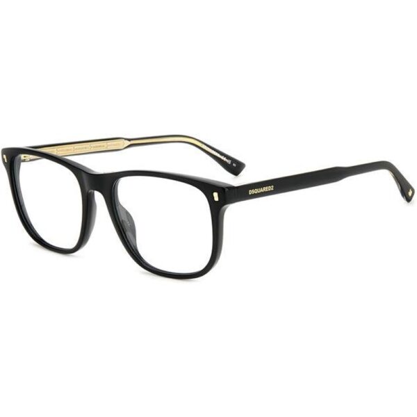 Occhiali vista  Dsquared2 D2 0079 cod. colore 807 Uomo Squadrata Nero