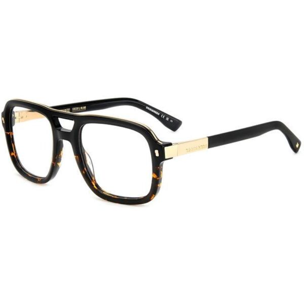 Occhiali vista  Dsquared2 D2 0087 cod. colore wr7 Uomo Squadrata Havana