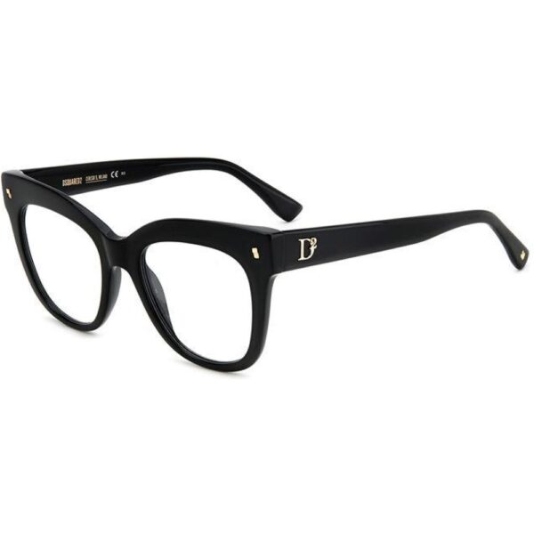 Occhiali vista  Dsquared2 D2 0098 cod. colore 807 Donna Squadrata Nero