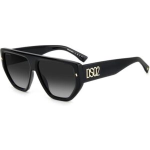 Occhiali da sole  Dsquared2 D2 0088/s cod. colore 2m2/9o Uomo Geometrica Nero/oro