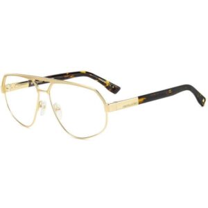 Occhiali vista  Dsquared2 D2 0121 cod. colore j5g Uomo Squadrata Oro