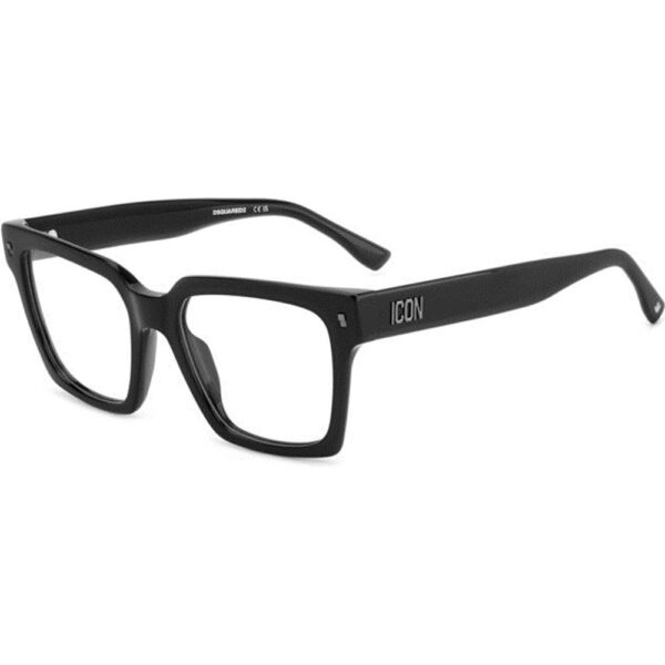 Occhiali vista  Dsquared2 Icon 0019 cod. colore 807 Donna Squadrata Nero