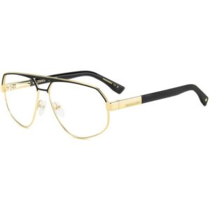 Occhiali vista  Dsquared2 D2 0121 cod. colore rhl Uomo Squadrata Oro / nero