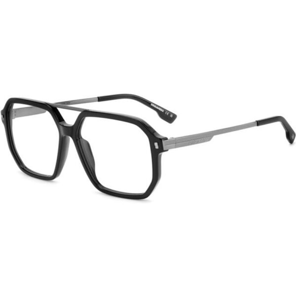 Occhiali vista  Dsquared2 D2 0123 cod. colore ans Uomo Squadrata Nero