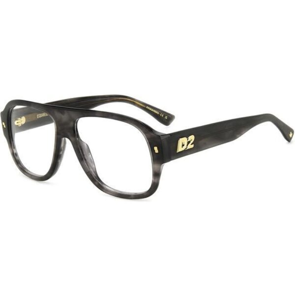 Occhiali vista  Dsquared2 D2 0125 cod. colore 2w8 Uomo Squadrata Corno grigio