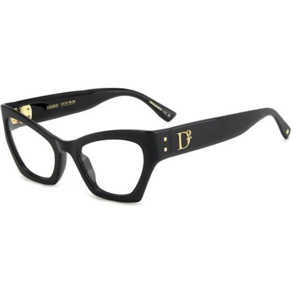 Occhiali vista  Dsquared2 D2 0133 cod. colore 807 Donna Cat eye Nero