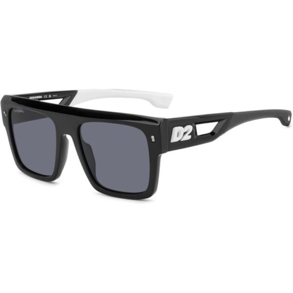 Occhiali da sole  Dsquared2 D2 0127/s cod. colore 80s/ir Uomo Squadrata Nero