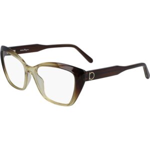 Occhiali vista  Ferragamo Sf2854 cod. colore 7 Donna Geometrica Marrone