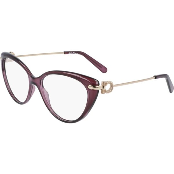 Occhiali vista  Ferragamo Sf2871r cod. colore 549 Donna Cat eye Viola