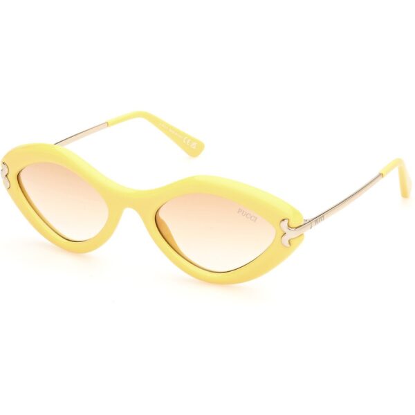 Occhiali da sole  Emilio pucci Ep0223 cod. colore 39f Donna Geometrica Giallo