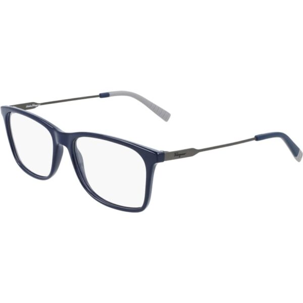 Occhiali vista  Ferragamo Sf2876 cod. colore 439 Uomo Squadrata Blu