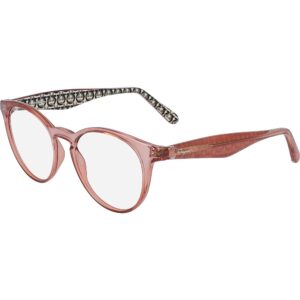 Occhiali vista  Ferragamo Sf2867 cod. colore 643 Donna Rotonda Rosa