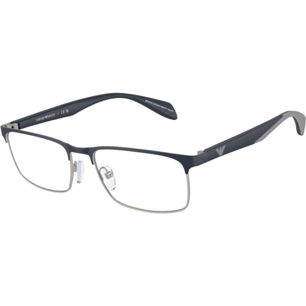 Occhiali vista  Emporio armani Ea1149  cod. colore 3368 Uomo Squadrata Argento