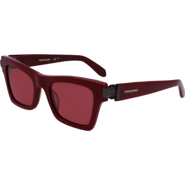 Occhiali da sole  Ferragamo Sf2013s cod. colore 606 Donna Squadrata Bordeaux