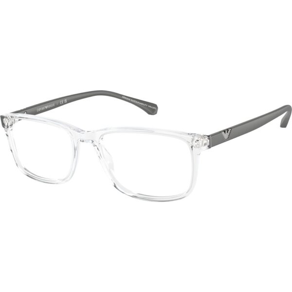 Occhiali vista  Emporio armani Ea3098  cod. colore 5882 Uomo Squadrata Trasparente