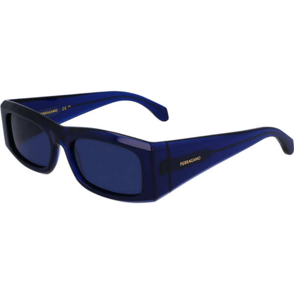 Occhiali da sole  Ferragamo Sf2012s cod. colore 432 Uomo Squadrata Blu