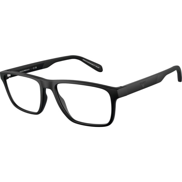 Occhiali vista  Emporio armani Ea3233  cod. colore 5001 Uomo Squadrata Nero