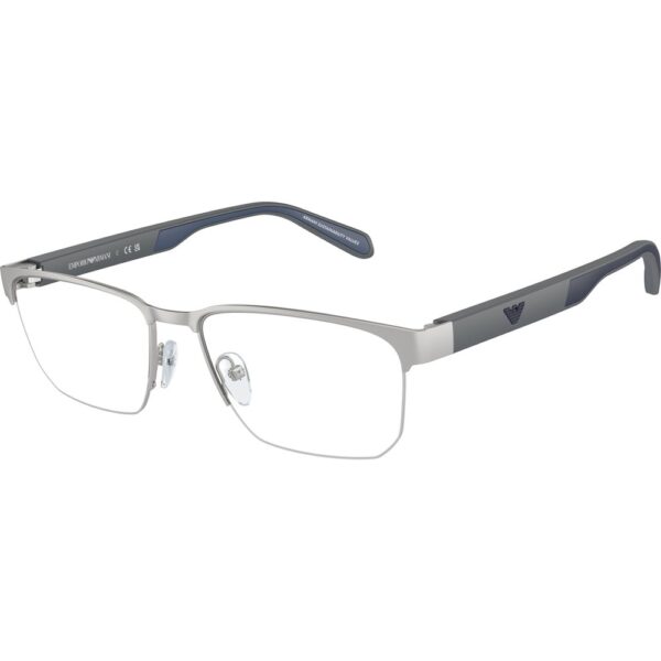 Occhiali vista  Emporio armani Ea1162  cod. colore 3045 Uomo Geometrica Argento