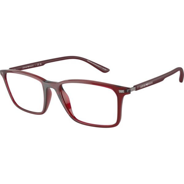 Occhiali vista  Emporio armani Ea3237  cod. colore 6109 Uomo Squadrata Rosso