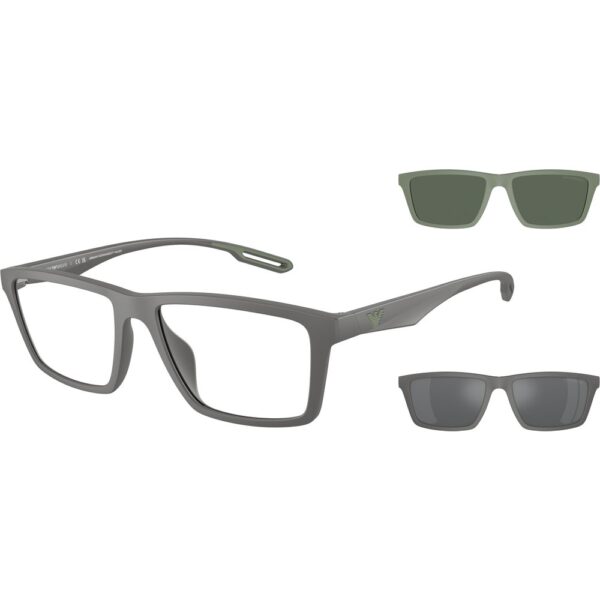 Occhiali da sole  Emporio armani Ea4189u  cod. colore 50611w Uomo Squadrata Grigio