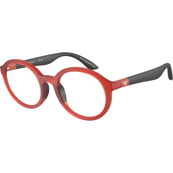 Occhiali vista  Emporio armani Ek3005  cod. colore 6128 Bambino Rotonda Rosso