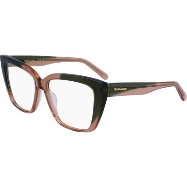 Occhiali vista  Ferragamo Sf2939n cod. colore 326 Donna Squadrata Verde