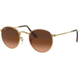 Occhiali da sole  Ray - ban Rb3447 round metal cod. colore 9001a5 Unisex Rotonda Giallo